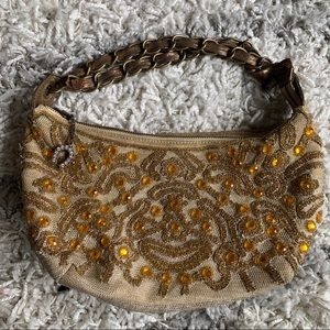 Vintage Betsey Johnson Jeweled Hobo Bag